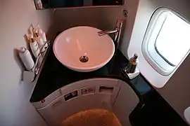 A First Class lavatory