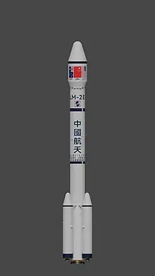 Rendering of Long March 2E rocket