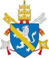 Coat of arms used by Paul II (1464–1471)