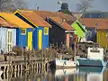 Oyster farms on the island of Oléron