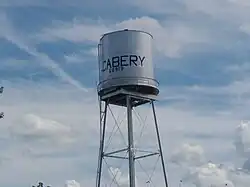 The Cabery water tower