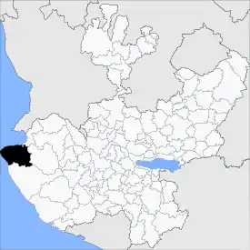 Location in Jalisco