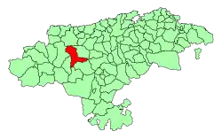 Location of Cabuérniga