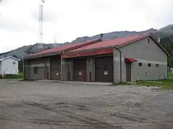 Cadomin's fire hall in 2011