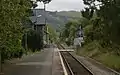 Caersws station in September 2009