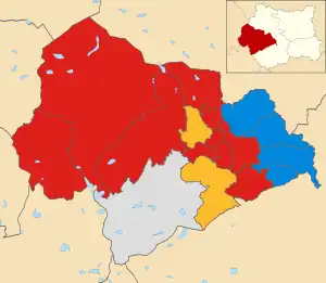 2019 results map