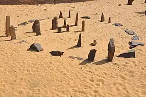 Image 19Nabta Playa "calendar circle", reconstructed at Aswan Nubia museum. (from Prehistoric Egypt)