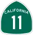 State Route 11 marker