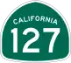 State Route 127 marker