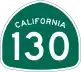 State Route 130 marker