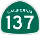 State Route 137 marker