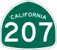 State Route 207 marker