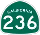 State Route 236 marker