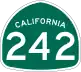 State Route 242 marker