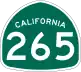 State Route 265 marker