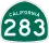 State Route 283 marker