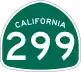 State Route 299 marker