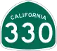 State Route 330 marker