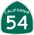 State Route 54 marker