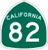 State Route 82 marker