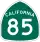 State Route 85 marker