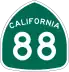 State Route 88 marker