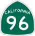 State Route 96 marker