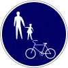 Pedestrians  and bike track only