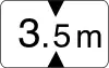 Vehicles having over all length height exceeding the specified height