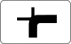 Direction of priority road