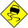 Slippery road