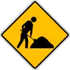 Road works ahead