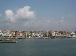 Cambrils as seen from the sea