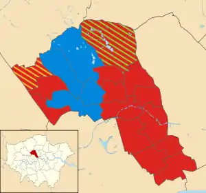 Camden 2014 results map