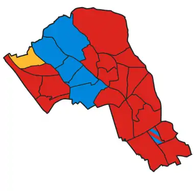 Camden 1986 results map