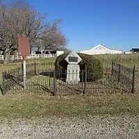 Treaty of Camp Charlotte location spot.