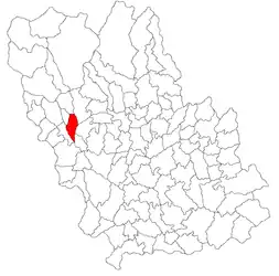 Location in Prahova County