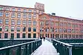 The west wing of Kåkenhus building on Campus Norrköping. Houses student services, the Laboratory of Organic Electronics and Clinicum.