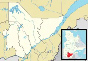 Manawan is located in Central Quebec