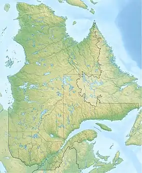 Soscumica Lake is located in Quebec