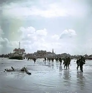 Canadian Soldiers at Bernières-sur-Mer, Juno Beach, June 6, 1944