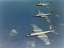 Three English Electric Canberra B.2s