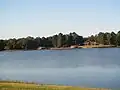 A portion of Caney Lake east of Jonesboro