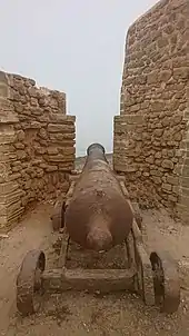 Image 21A cannon from the republican era in Salé (from History of Morocco)