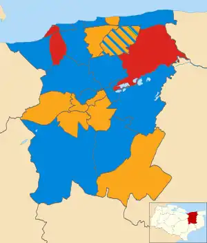 2003 results map