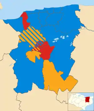 2019 results map