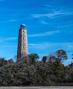 The first Cape Henry Lighthouse, erected 1792, in 2017