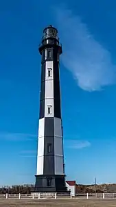 The second Cape Henry Lighthouse, erected 1881, in 2017