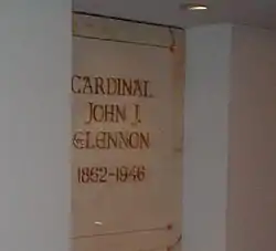 Tomb of Cardinal John Glennon in the crypt