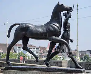 Amazon Leading a Horse, at the Mittlere Brücke